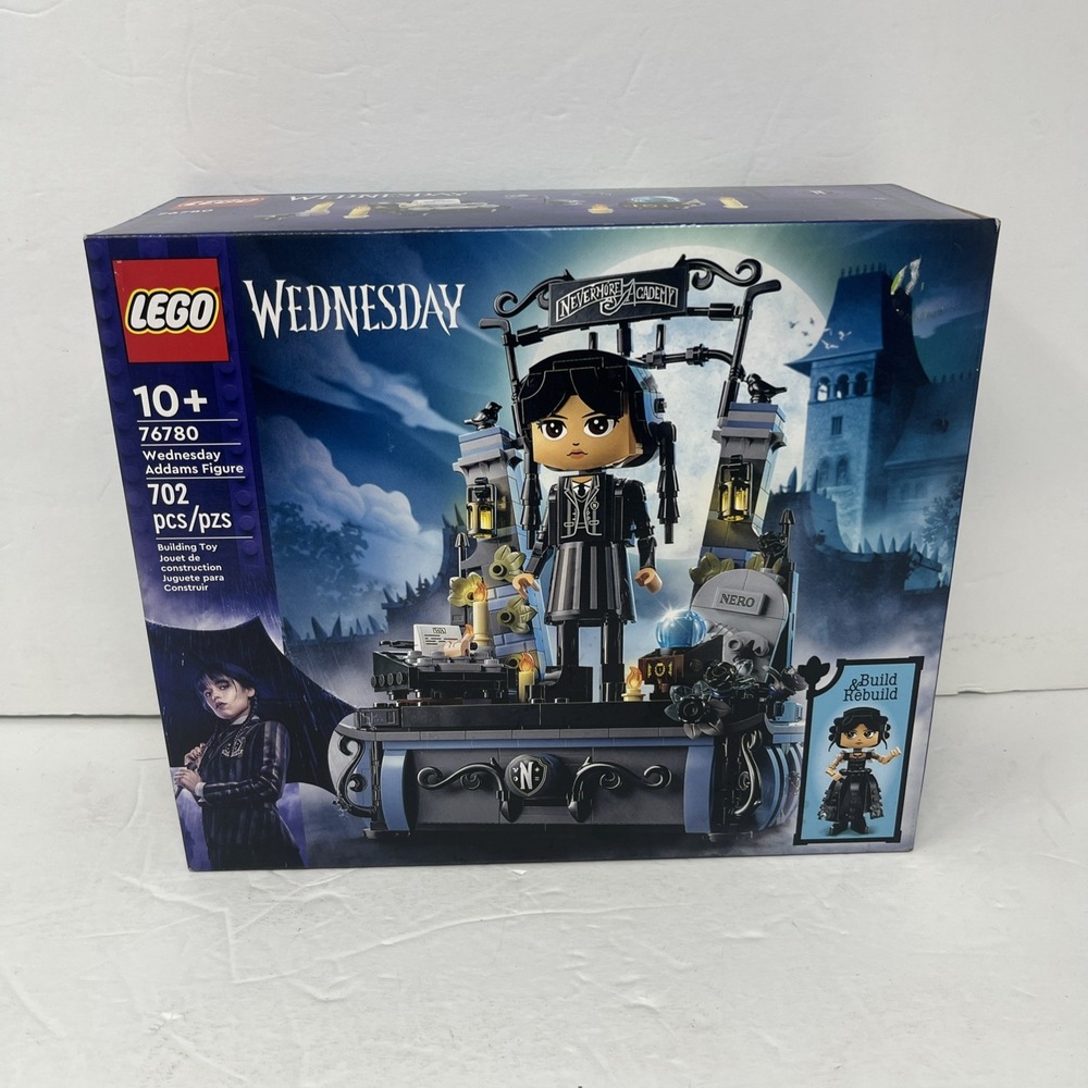 LEGO Wednesday Addams Figure Building Toy Set 76780 702 Pieces Age 10+ NEW